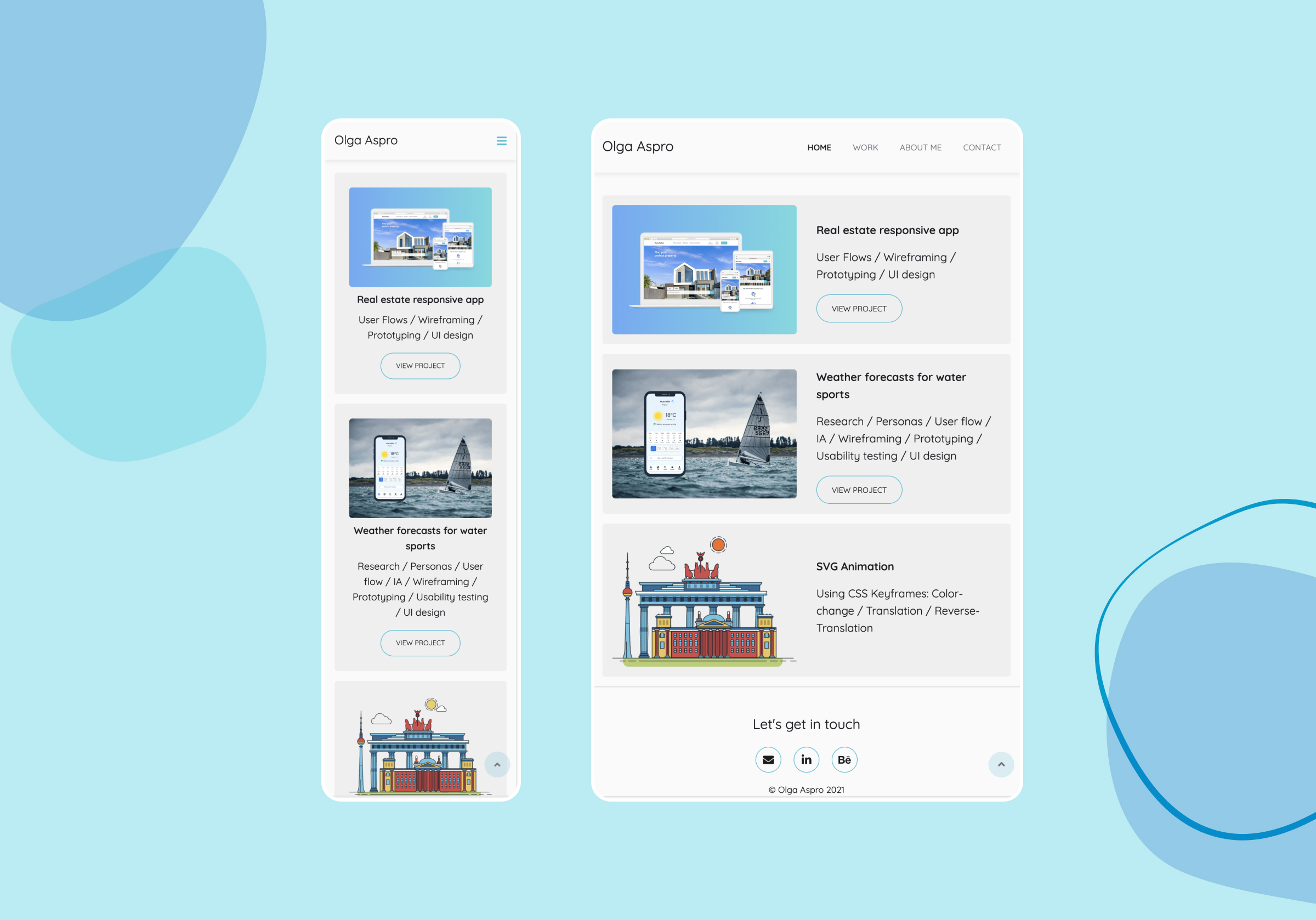 Olga Aspro - Portfolio Website